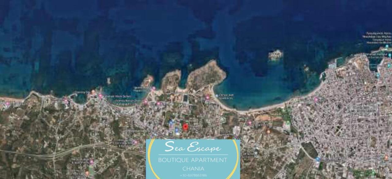 New Sea Escape Boutique Apt-Agii Aposto Li Beach Chania  ภายนอก รูปภาพ